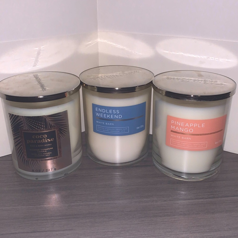 Bath & Body Works NEW Bundle of Coco Paradise, Endless Weekend& Pineapple Mango